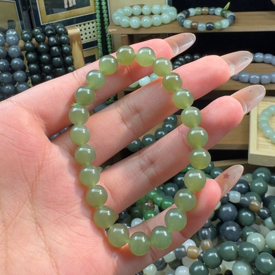 和田玉手链未镶嵌