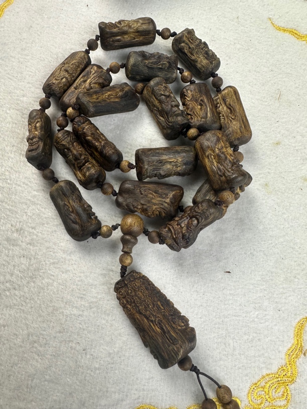 奇楠沉香收藏级十八罗汉80g多样性发一