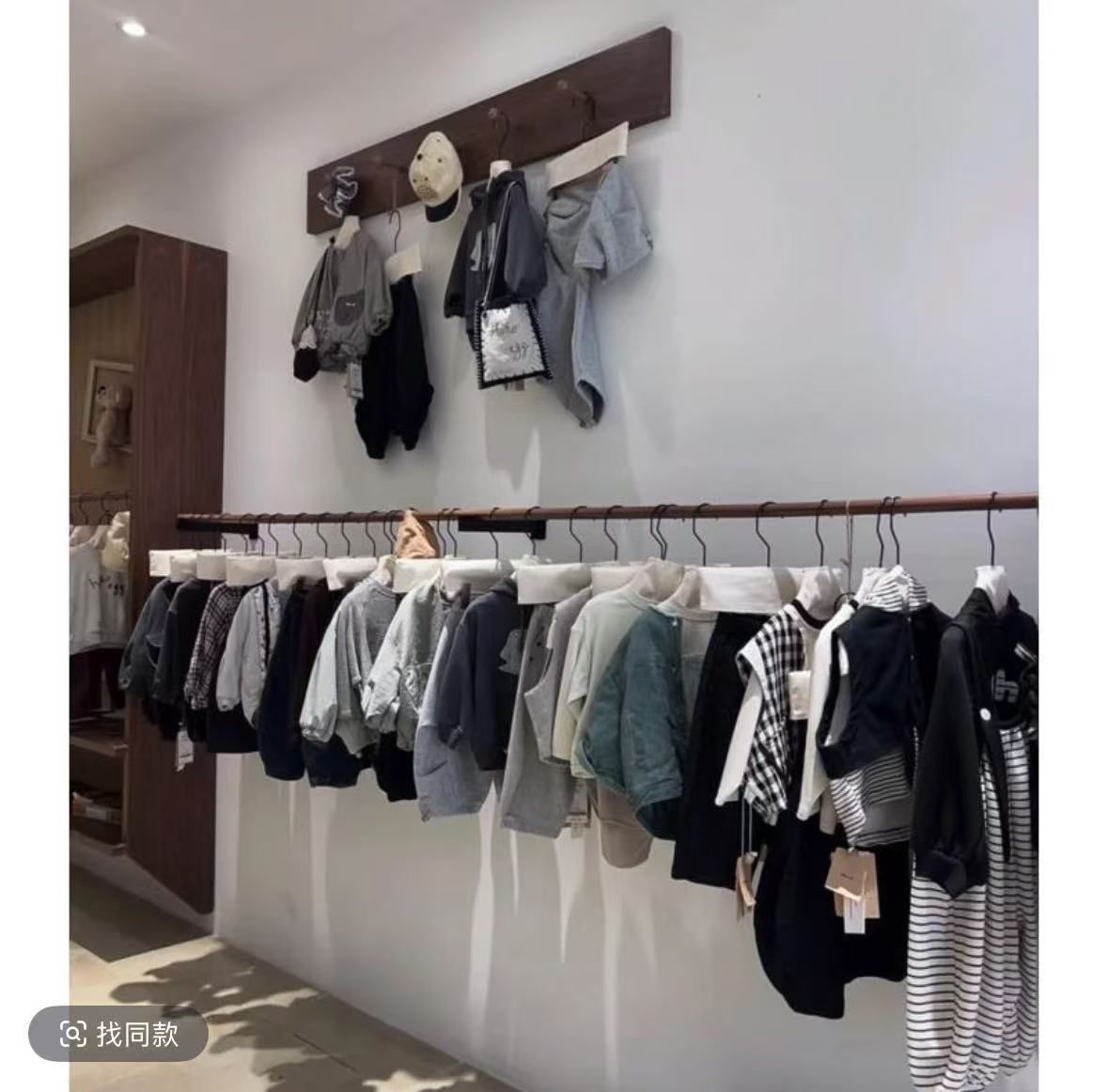 5943男女童潮流个性洋气休闲百搭秋冬季毛呢格子加棉外套