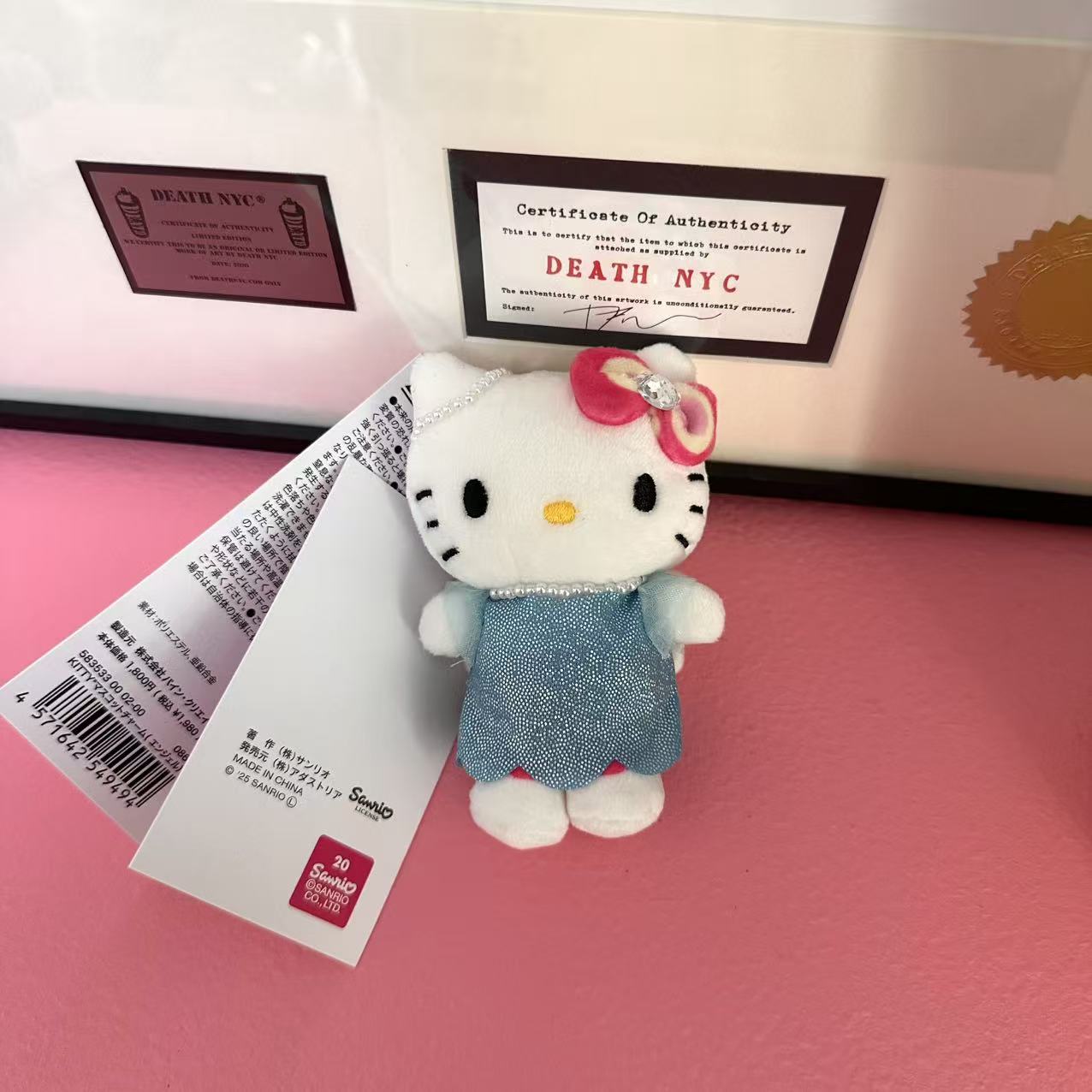 【日本限定】正版HELLOKITTY挂件repipi联名白皮珍珠天使KT挂件