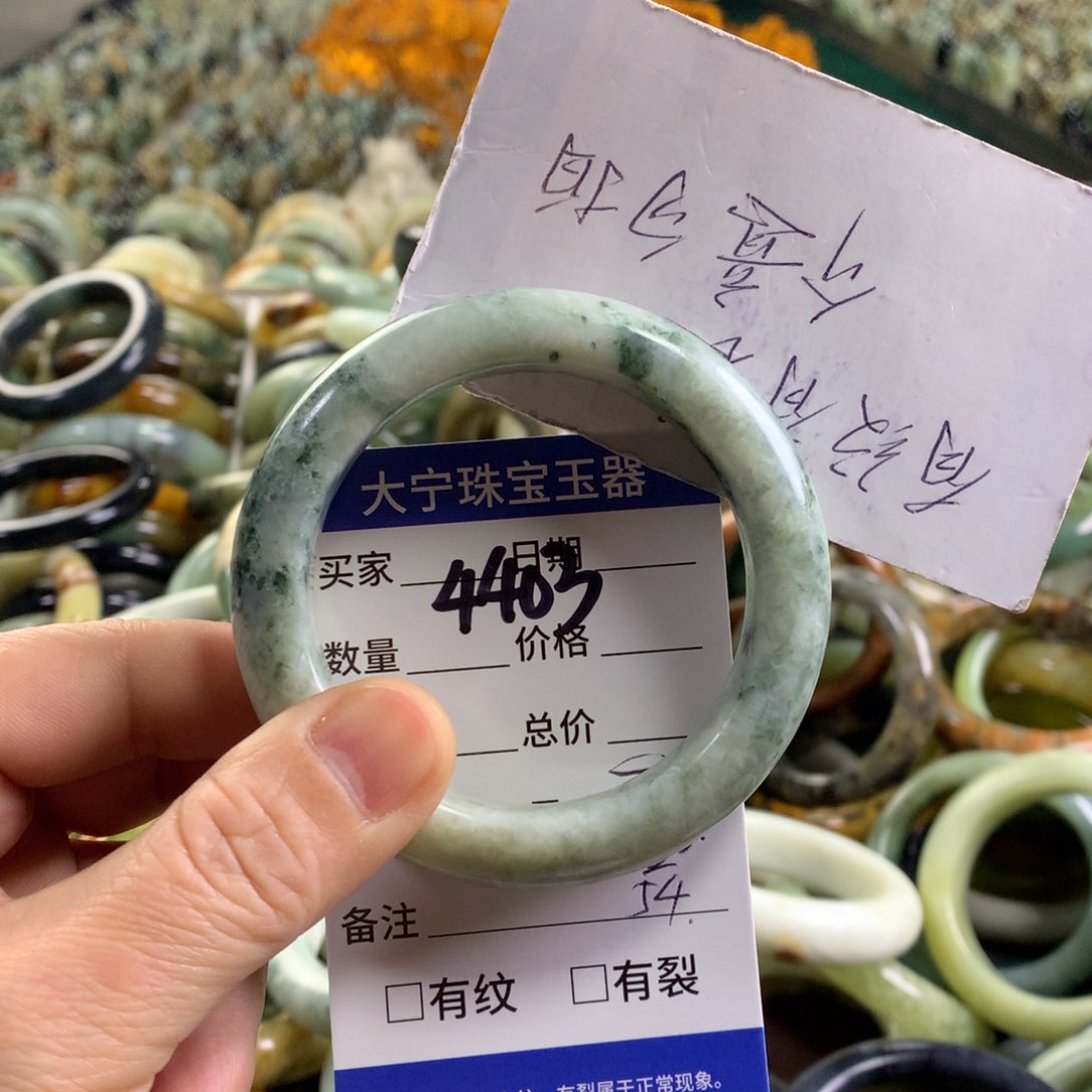 未镶嵌蛇纹石玉手镯4403