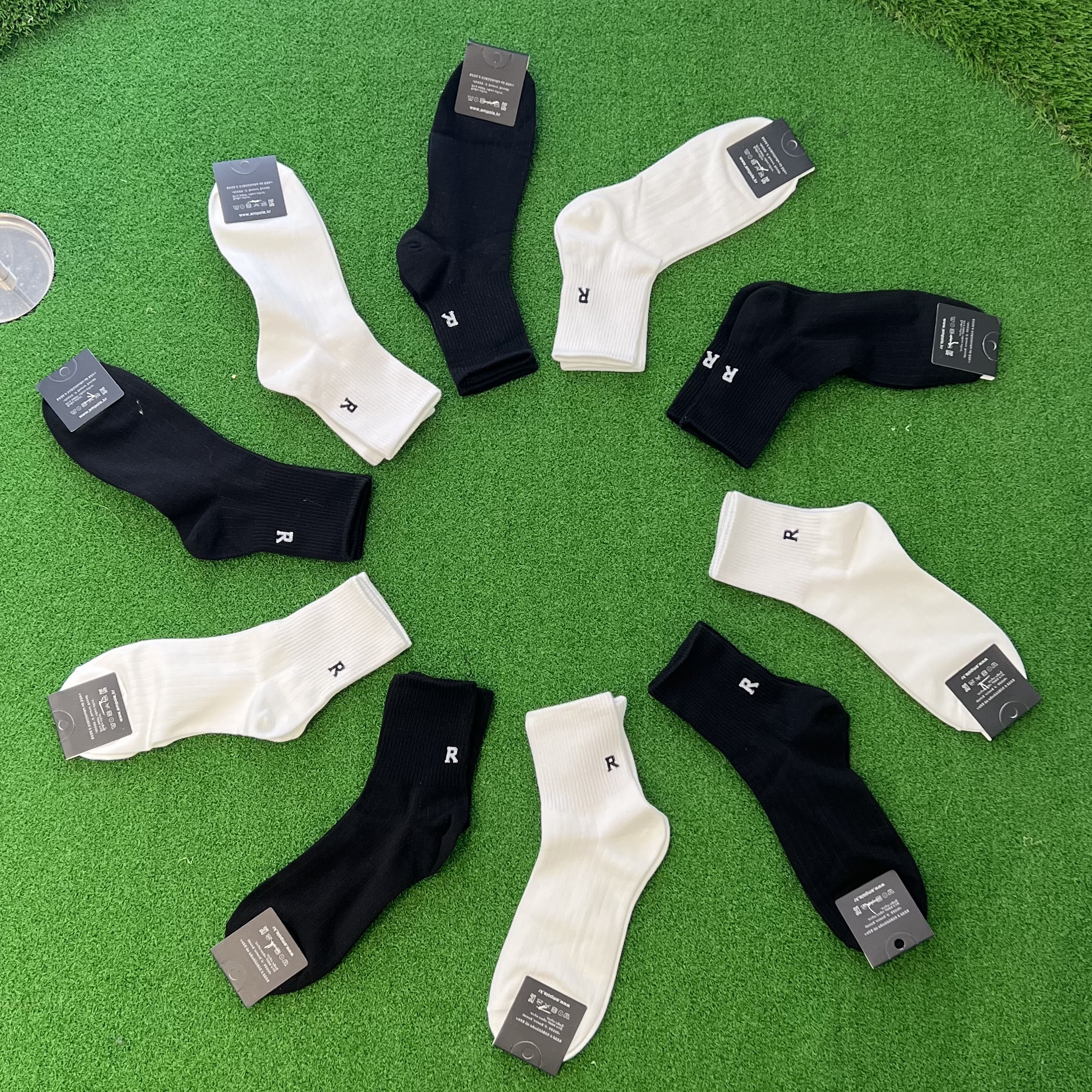 中长款休闲舒适袜子纯色