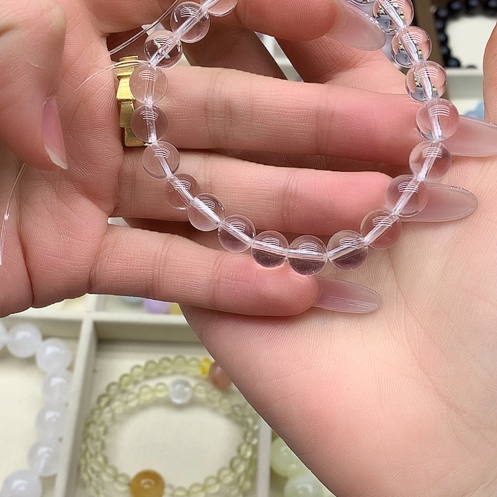 水晶手链未镶嵌白水