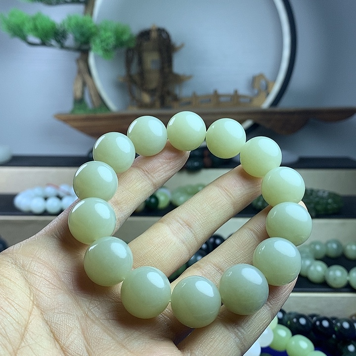 钻***五和田玉未镶嵌手串