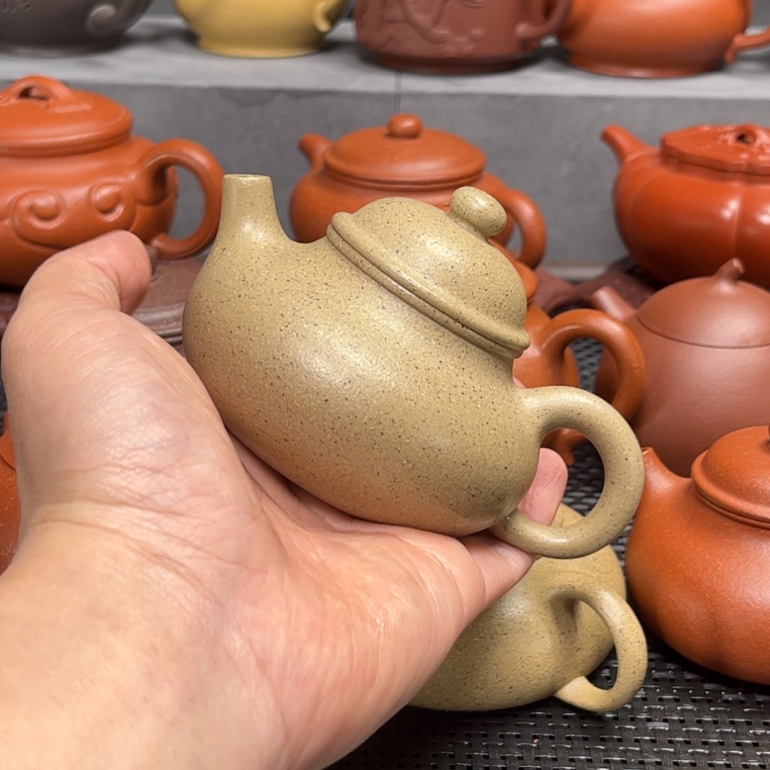 紫砂茶壶紫砂艺术茶具套装芝麻段