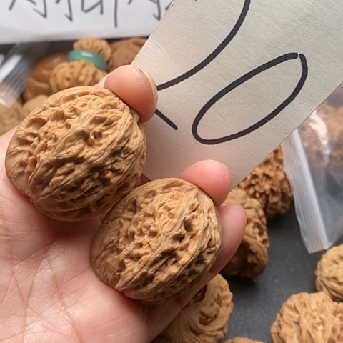 桃核吊坠36全品鸭蛋虎