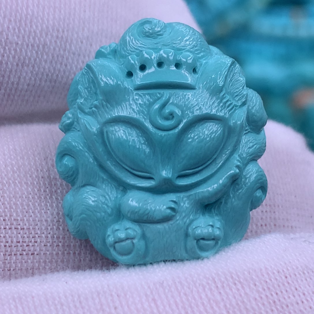 绿松石挂件未镶嵌