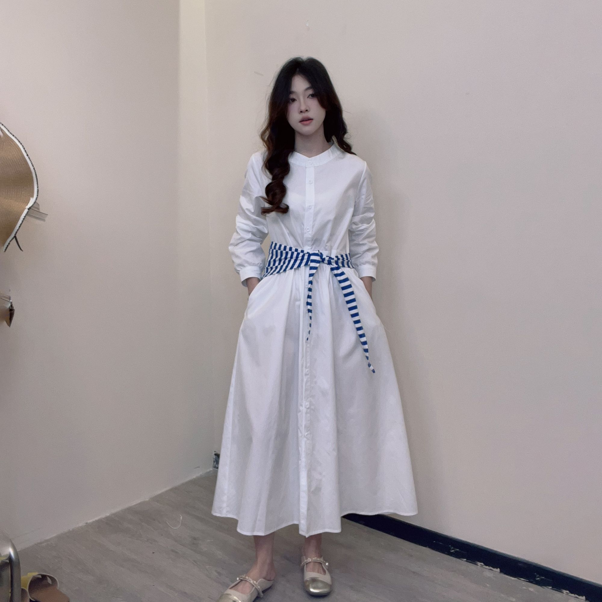 2025春秋新款气质初恋巨好看连衣裙女温柔学院风高级感中长款裙子