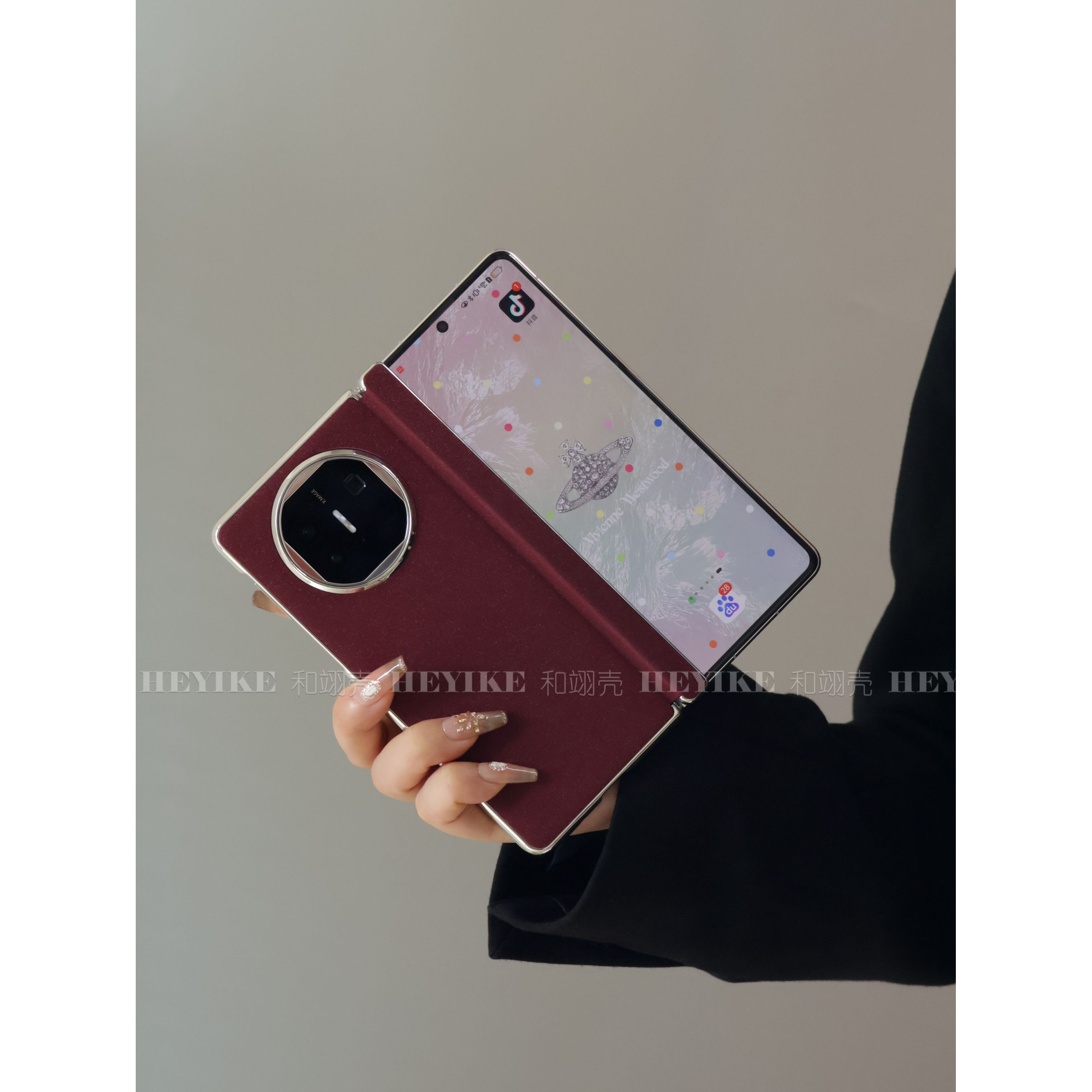 商务高档适用荣耀magicv5手机壳华为mateX6折叠xfold5中轴X5磁吸