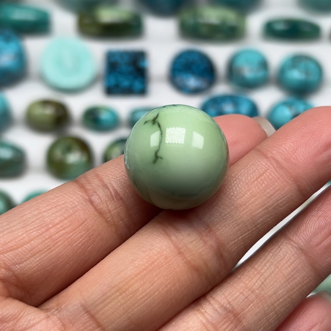 绿松石珠宝奇石未镶嵌辣*姐