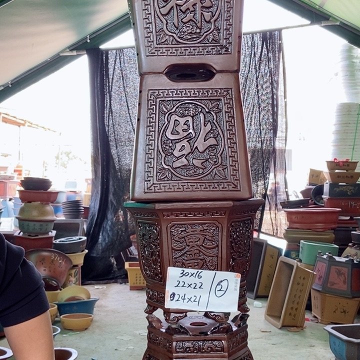 紫砂花盆紫砂紫砂