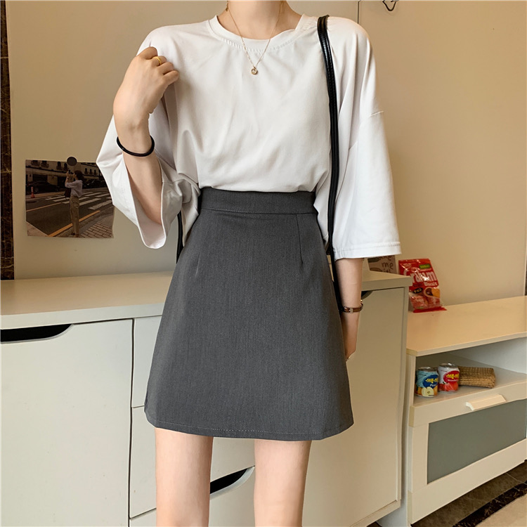 【苹果】新款法式显瘦百搭气质大码半身裙PTZ6169