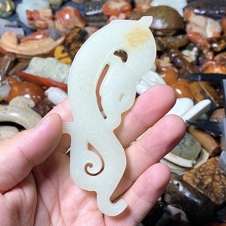 一***利和田玉未镶嵌颈饰56