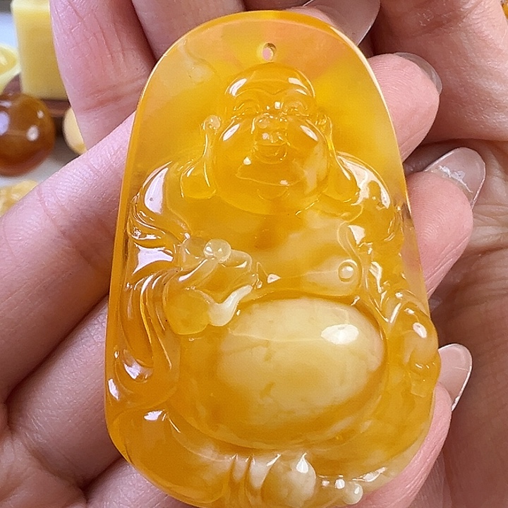 蜜蜡颈饰未镶嵌蜜蜡