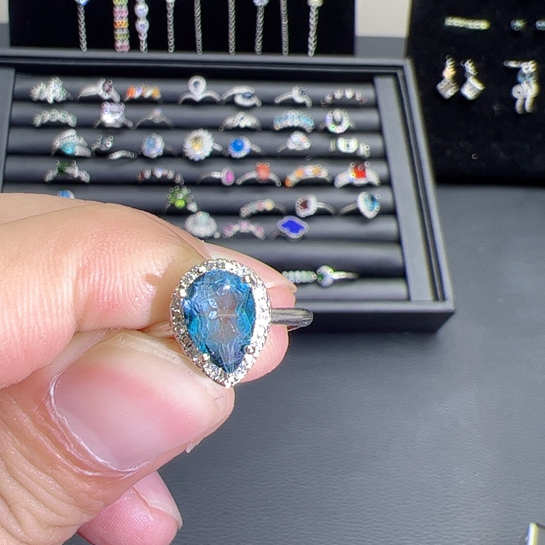 紫晶珠宝半成品银S925镶嵌