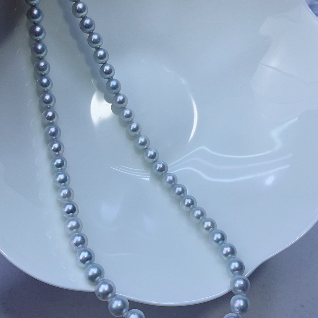 海水珍珠颈饰银S925镶嵌