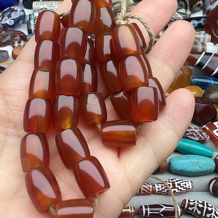 忘***了玛瑙/玉髓合金颈饰
