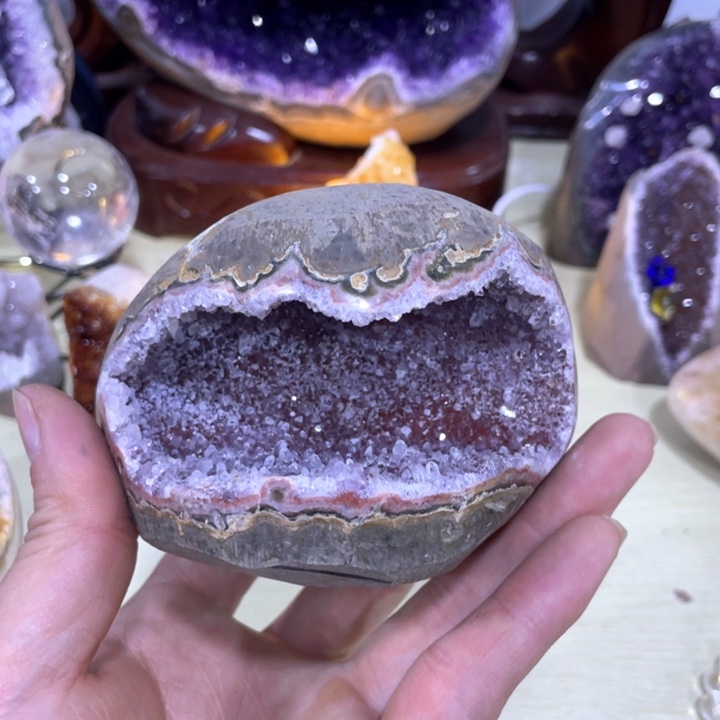 开口笑未镶嵌紫晶