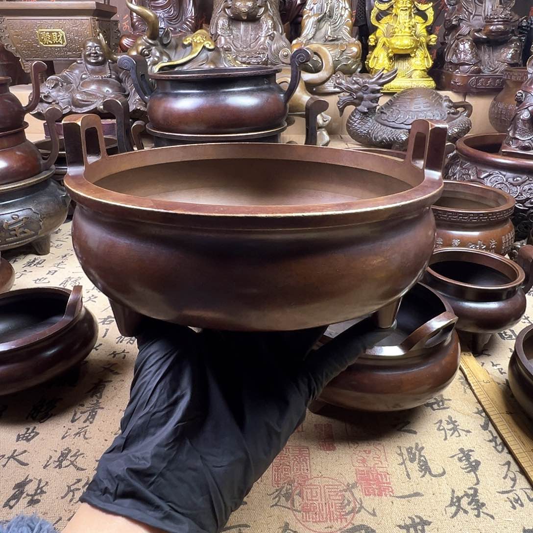 厂****P香炉 家用供香炉 风水摆件 聚宝盆 家居摆件