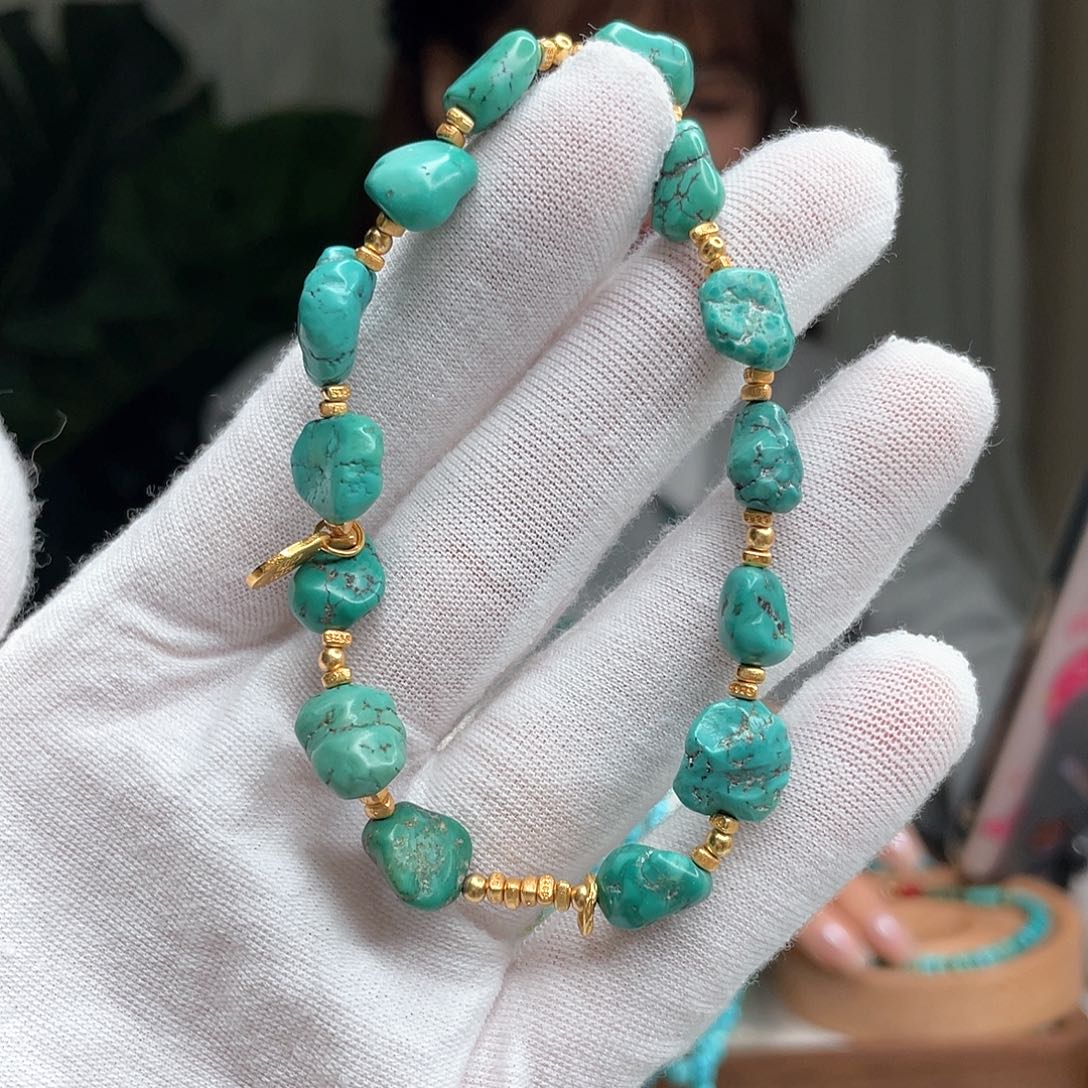 绿松石珠宝奇石未镶嵌