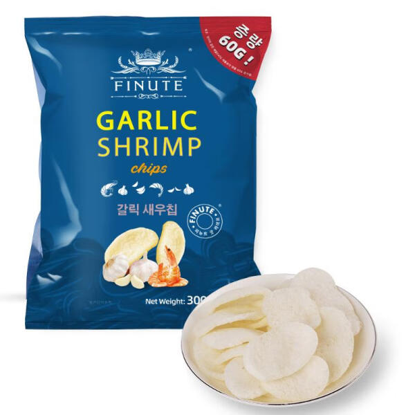 FINUTE 蒜味虾片(膨化食品) 300g零食