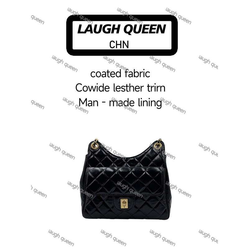 Laugh Queen手工打造真皮女士包时尚新款10720黑色新猫