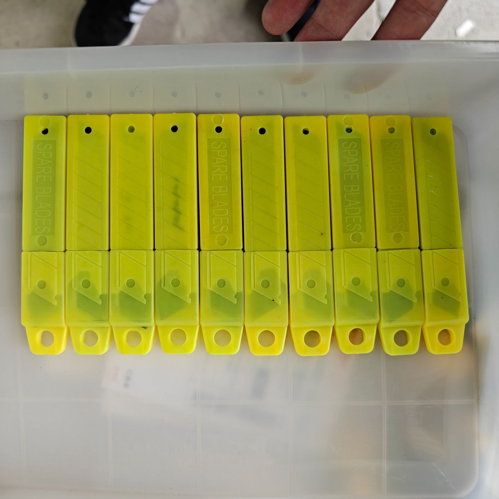 十盒美工刀刀片厚度0.7材质SK2-SK4-SK5混发