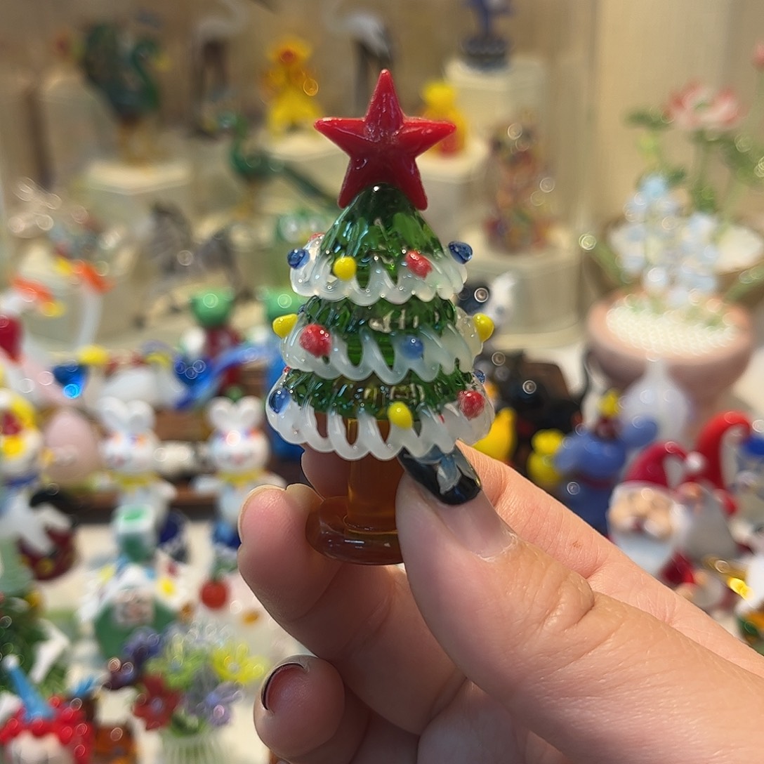 手工艺品琉璃圣诞树