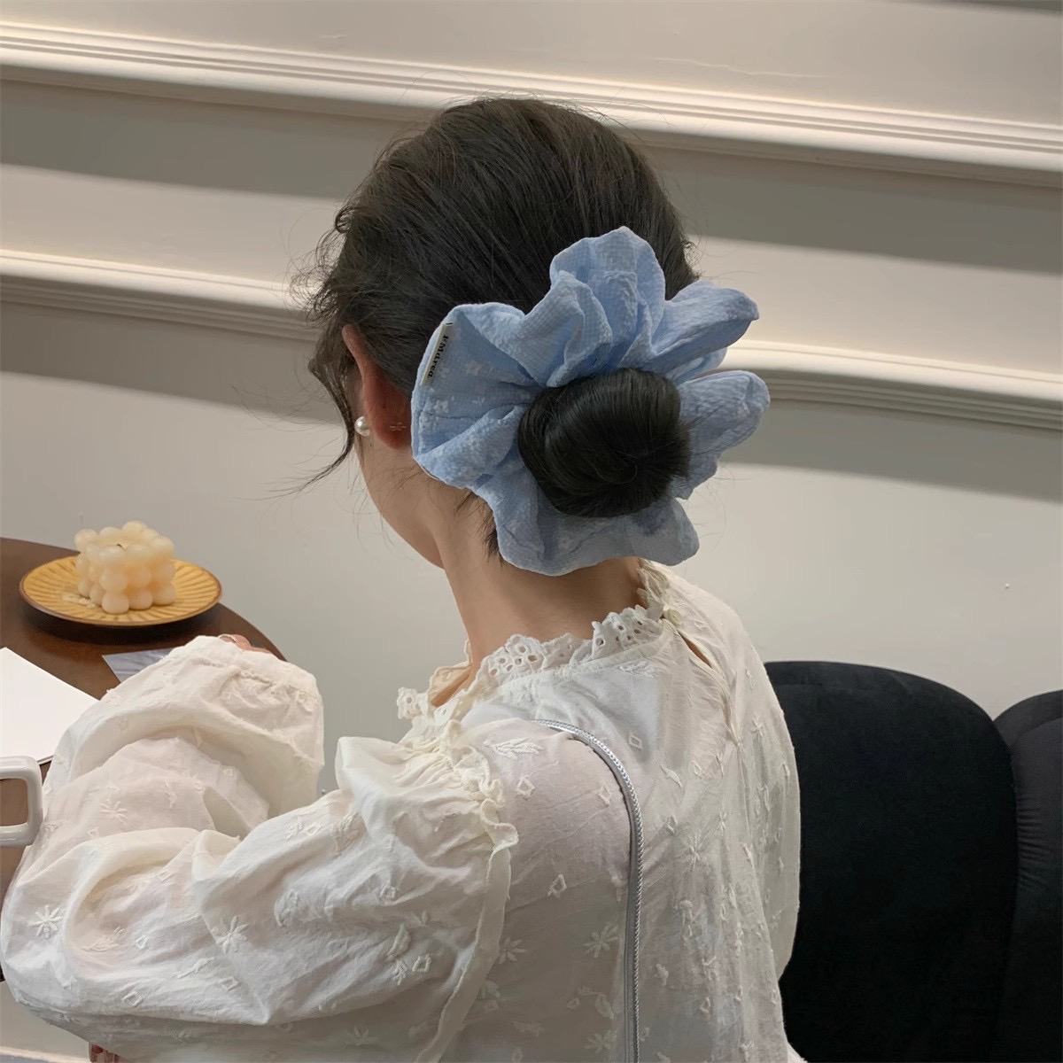 少女简约新款女款发饰大肠气质发圈头饰饰品扎头发清新