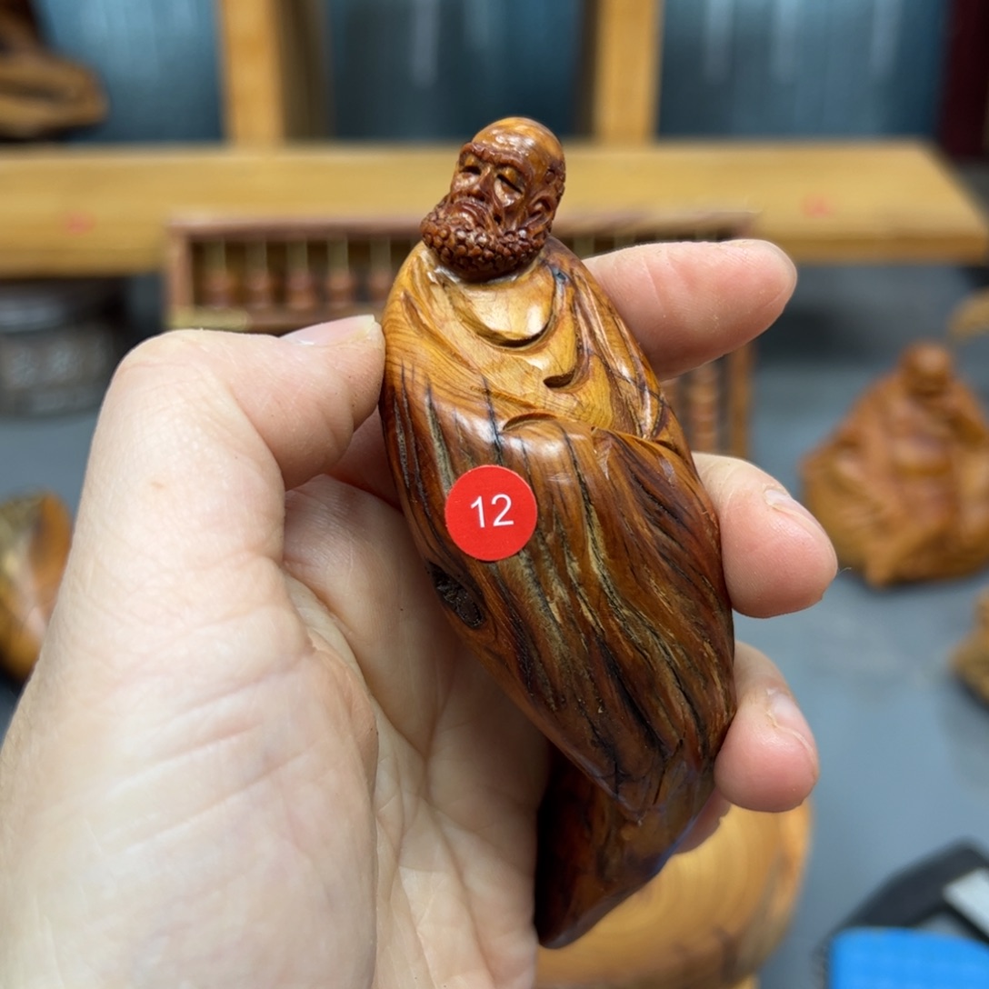 柏木崖柏木摆件手把件，49