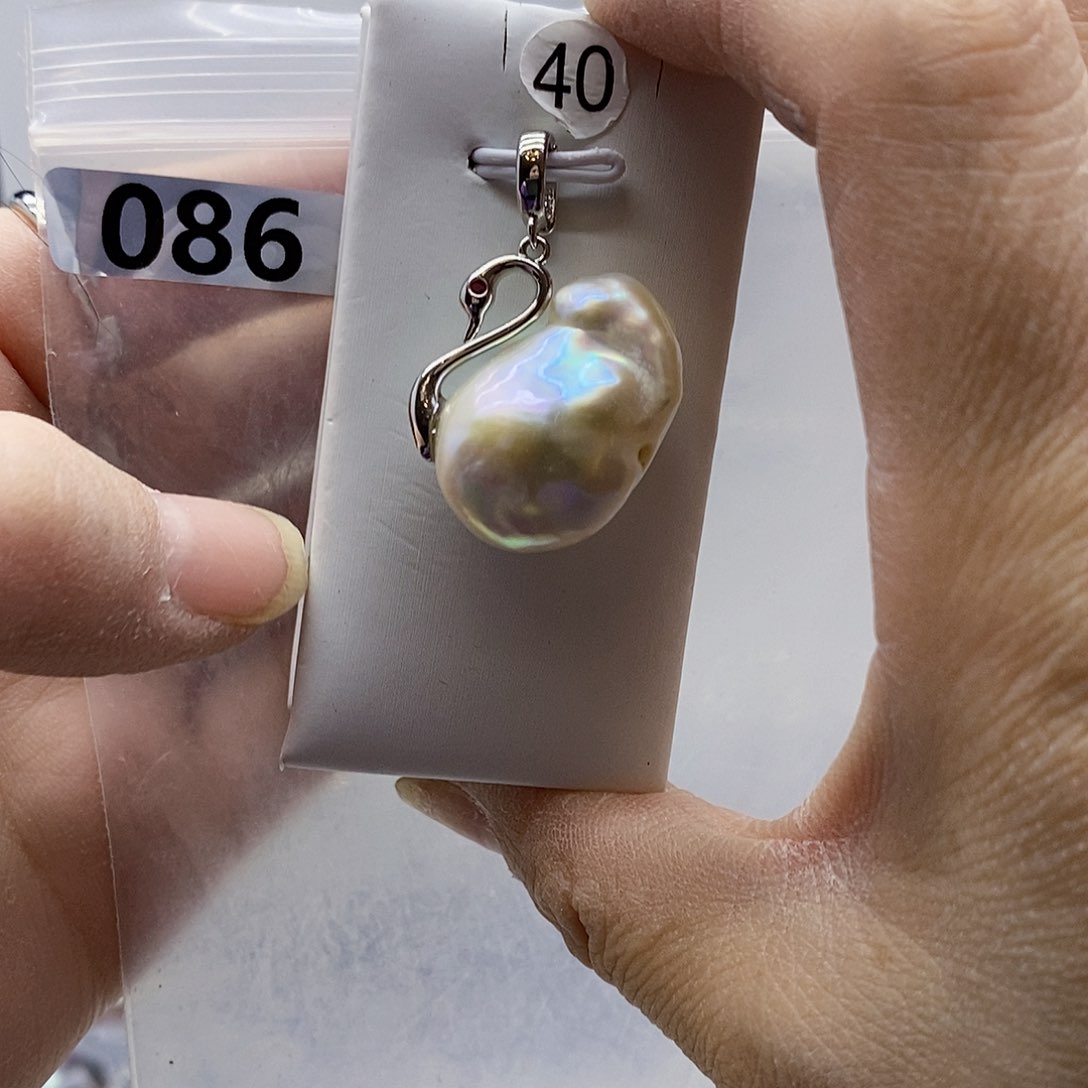 颈饰合金淡水珍珠