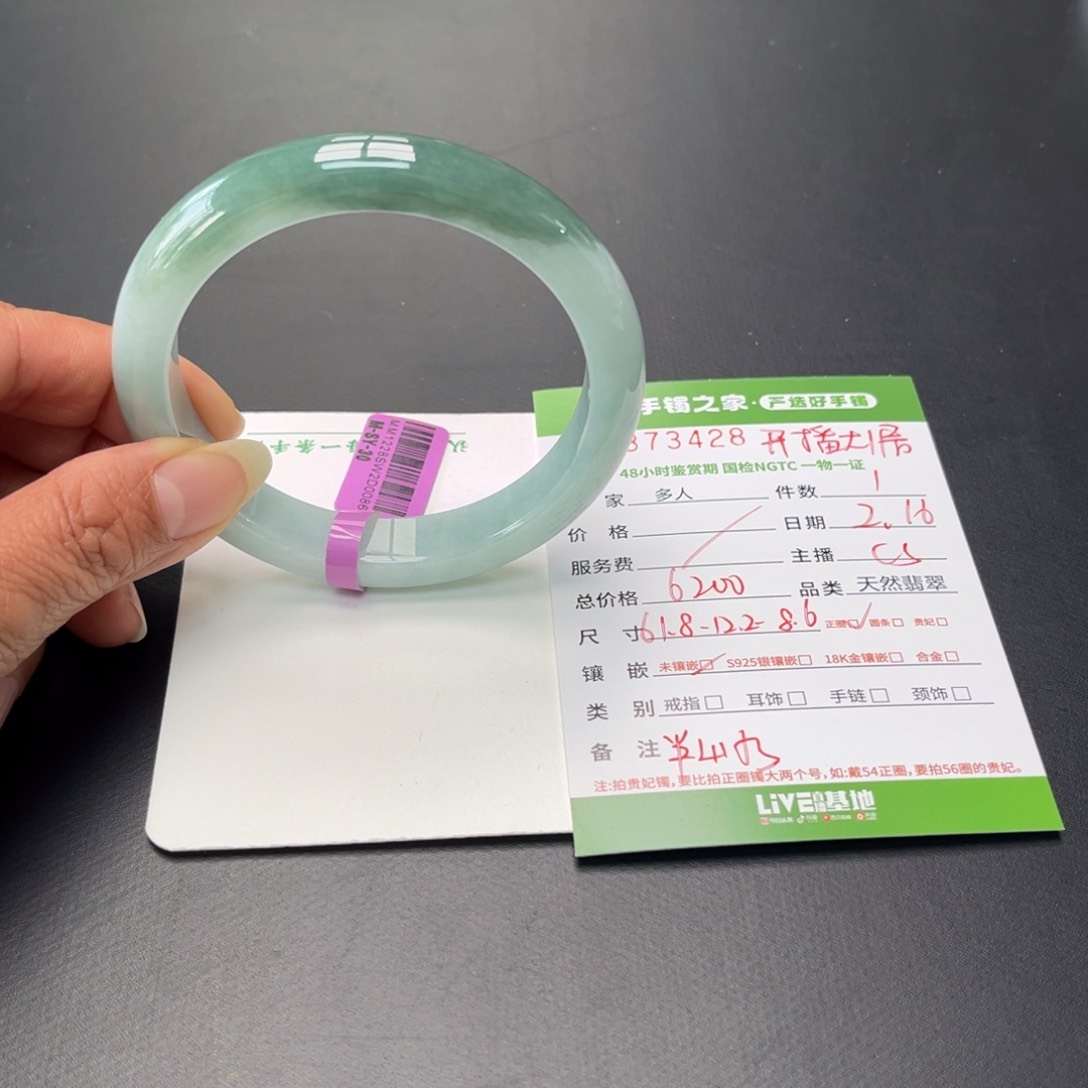 翡翠手镯未镶嵌多人