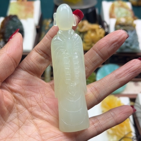 岫玉挂件未镶嵌手把件