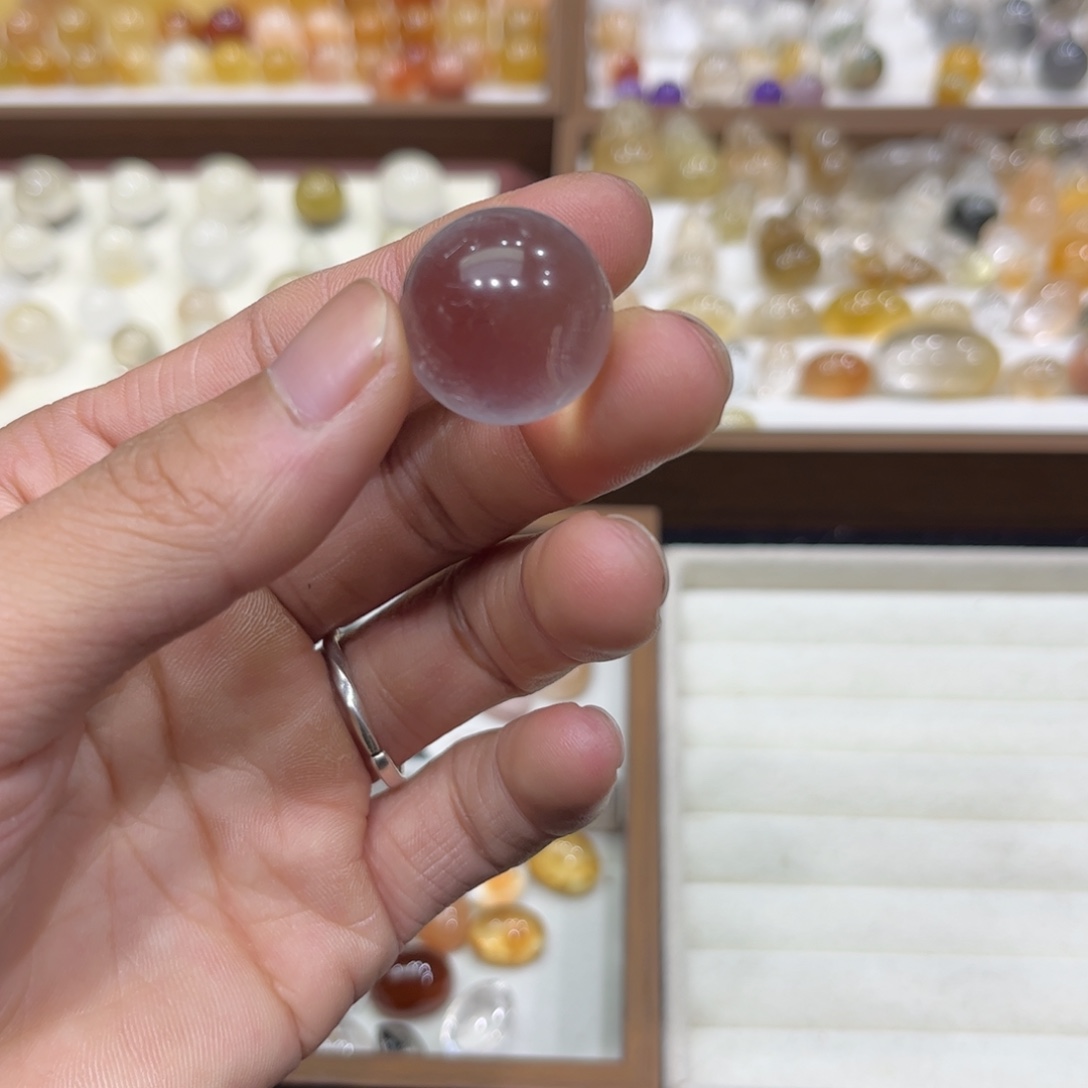 珠宝半成品未镶嵌水晶白水20咪