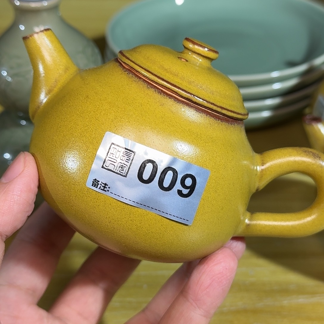 瓷茶叶末壶 009 特价一个