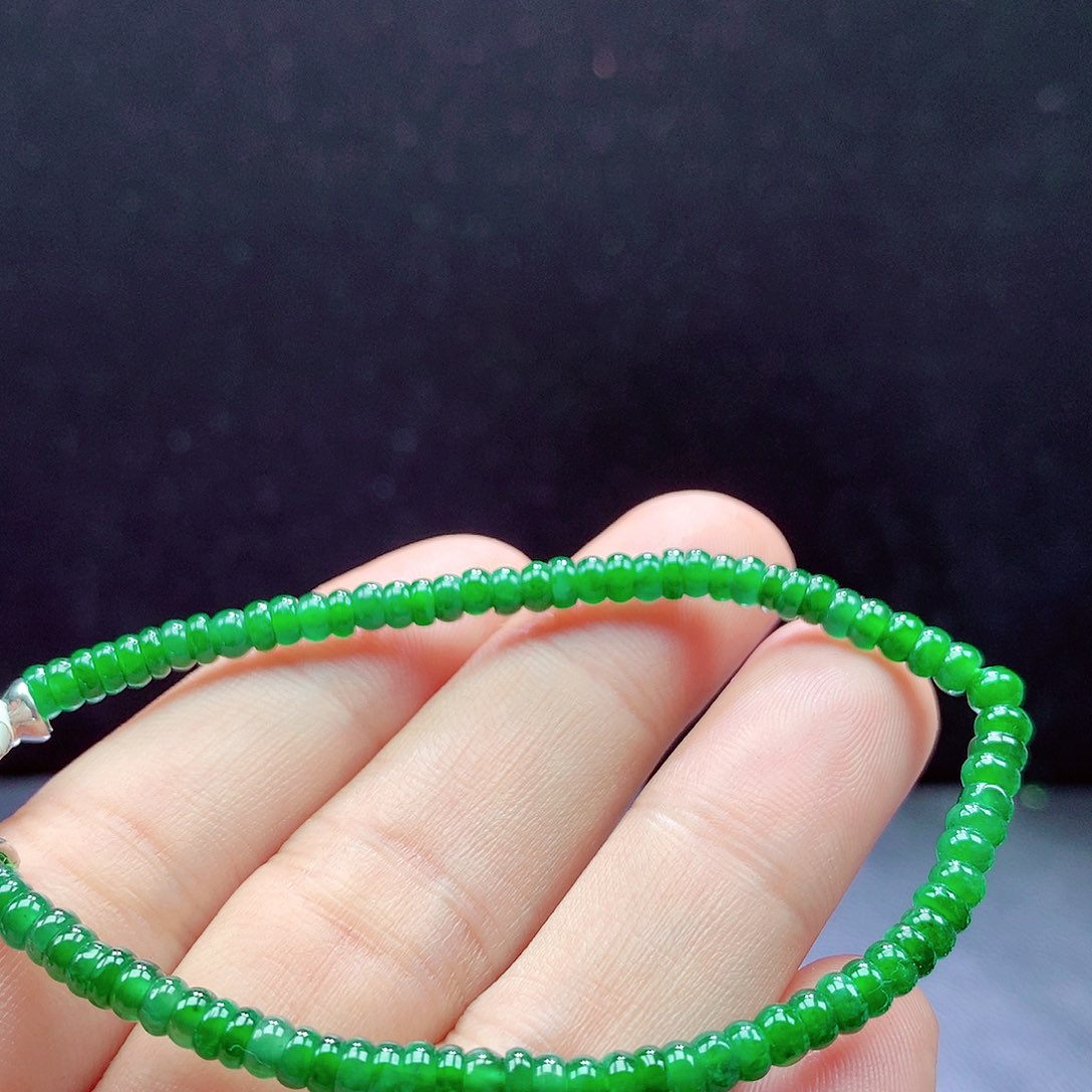 翡翠手链未镶嵌手链