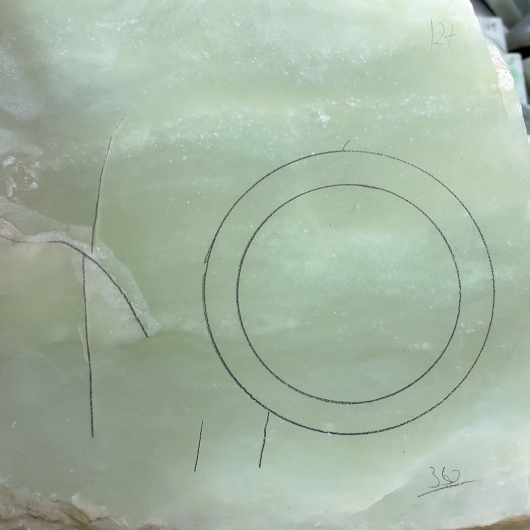 和田玉定制手镯未镶嵌无*@