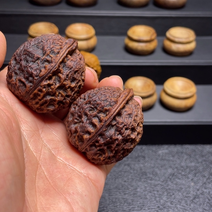 吊坠文玩核桃F粗筋罗汉头41