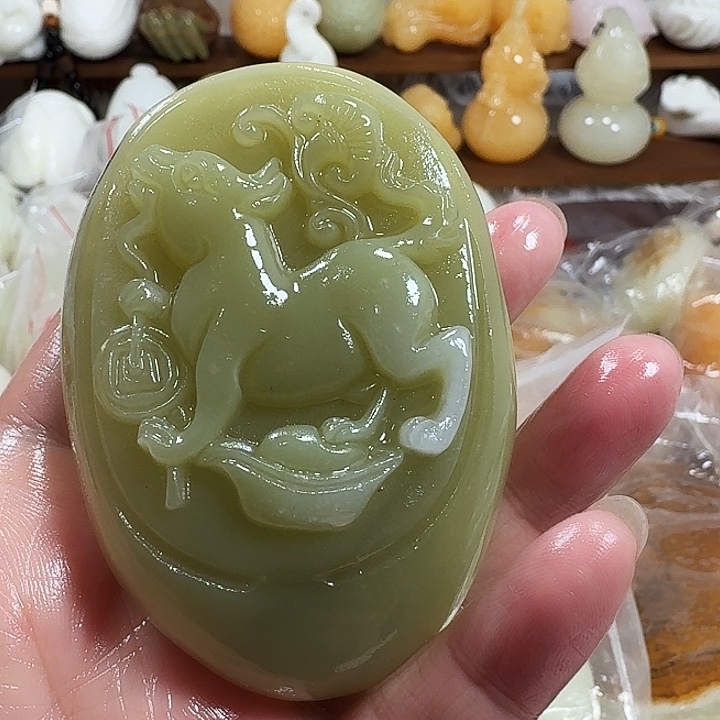 没***了砖雕石头手把件不退不换