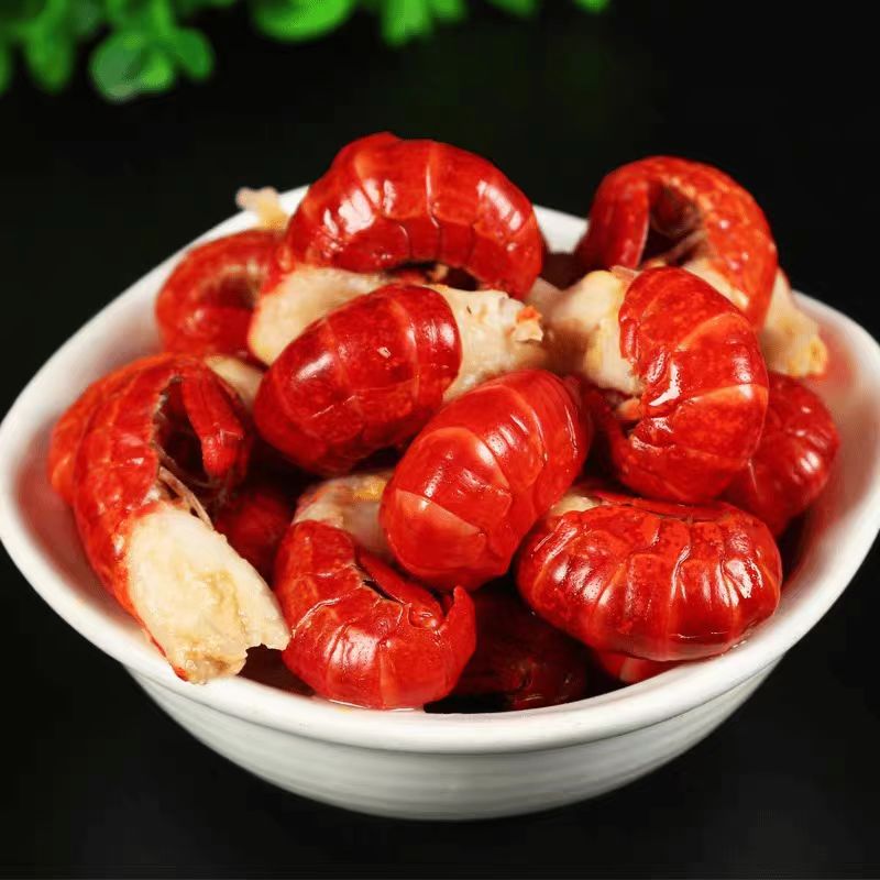 连云港发货 大一级龙虾尾 1斤100粒左右 500g/包*4包 送4包炒料