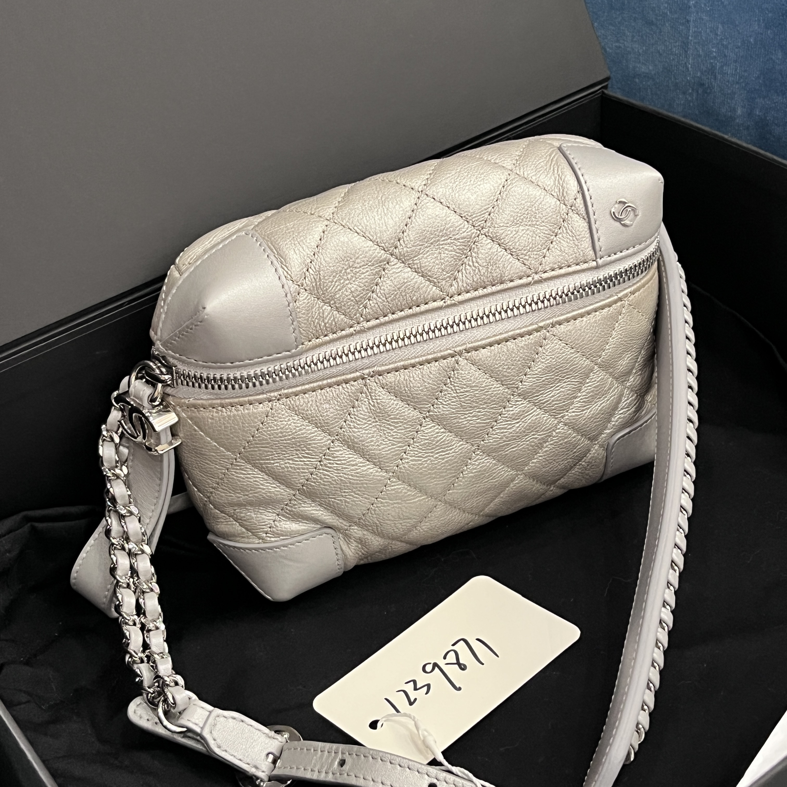 95新 Chanel/香奈儿 夏七中古/银链 单肩包/1239871