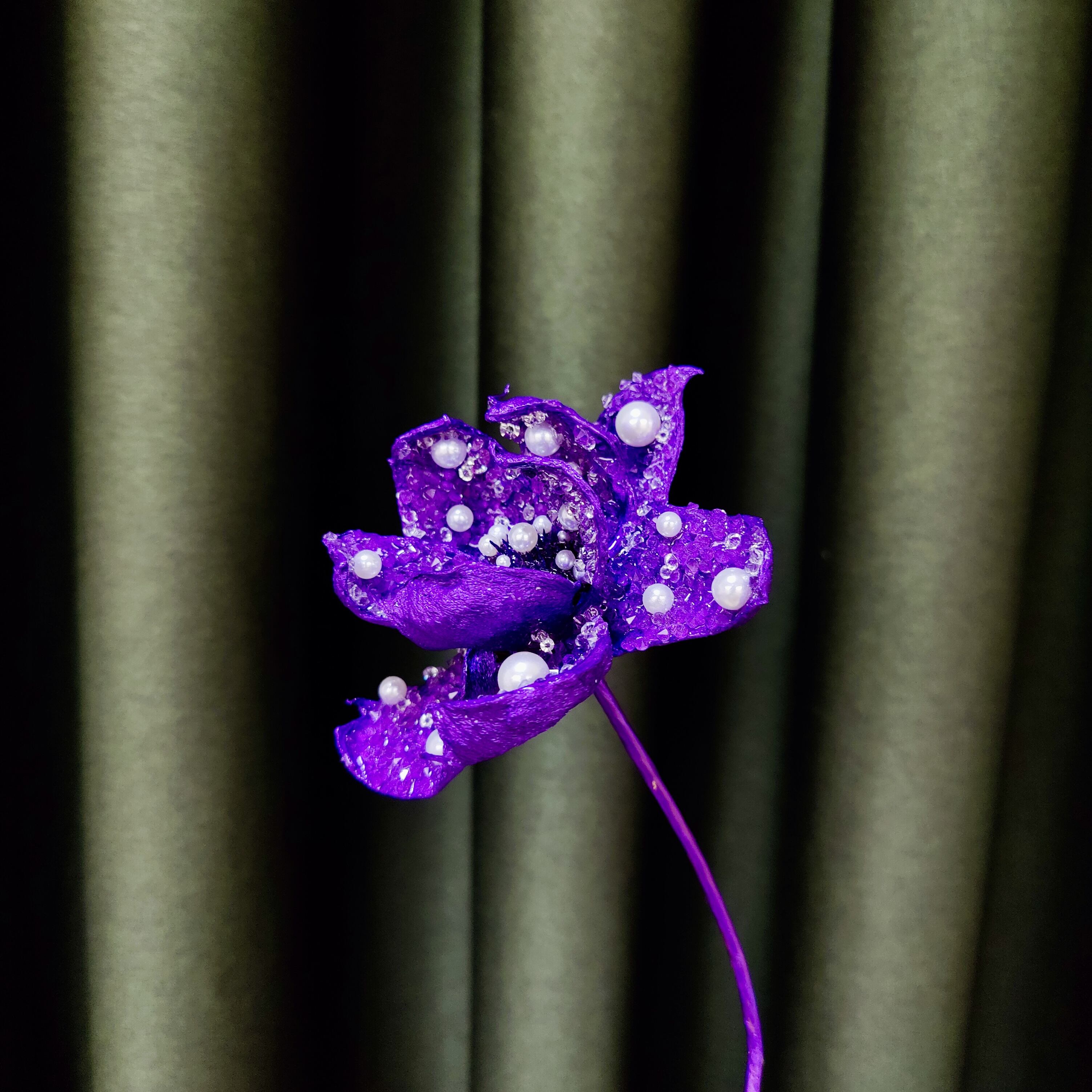 【云南红单品】奢华别墅豪宅精致软装进口花材（妖艳紫）