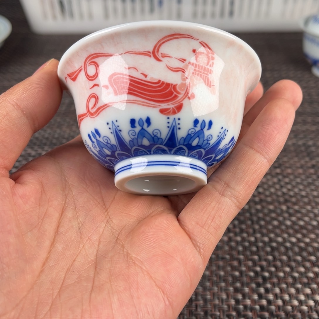 瓷片景德镇陶瓷杯子
