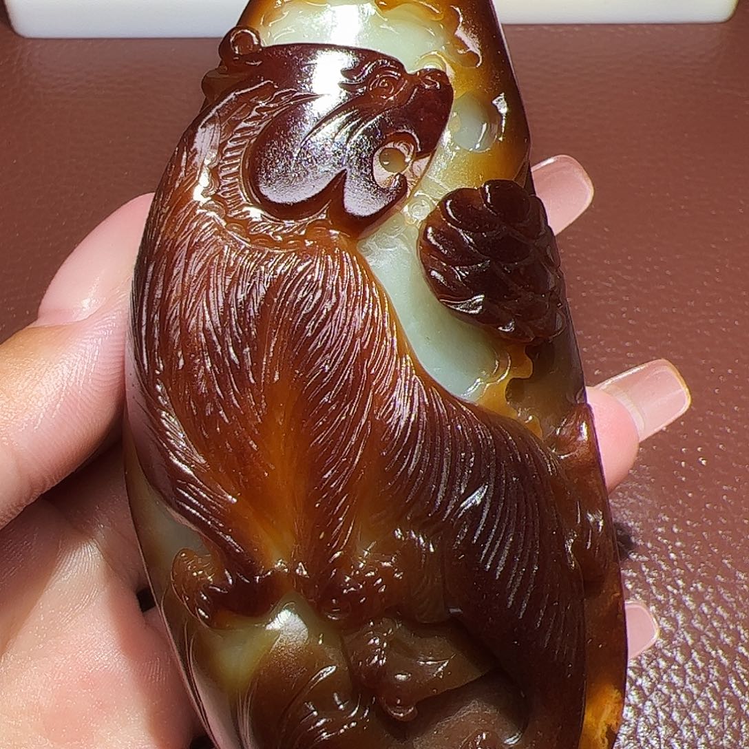 烈***生和田玉未镶嵌颈饰