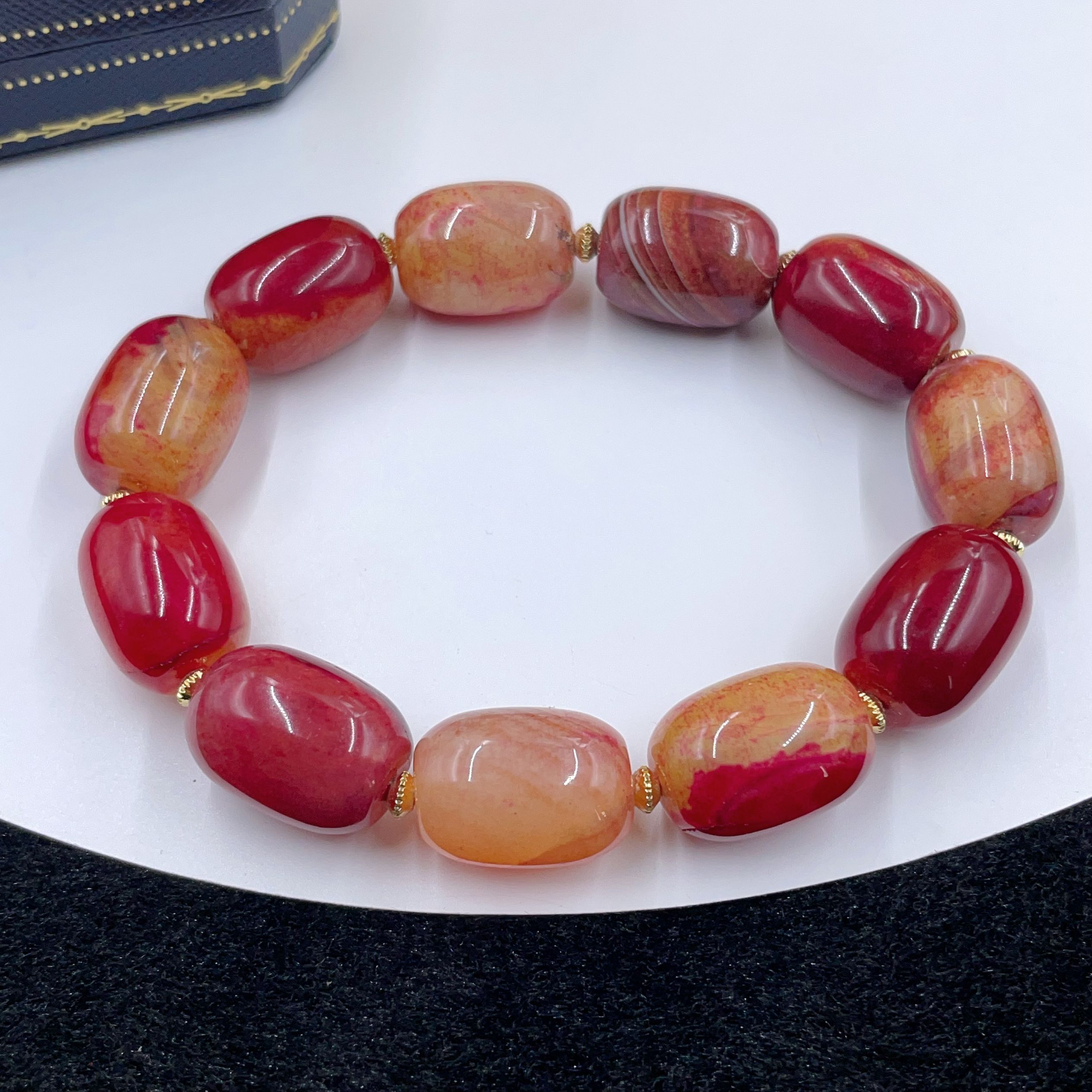 4410 业火红莲 手串多样性发货