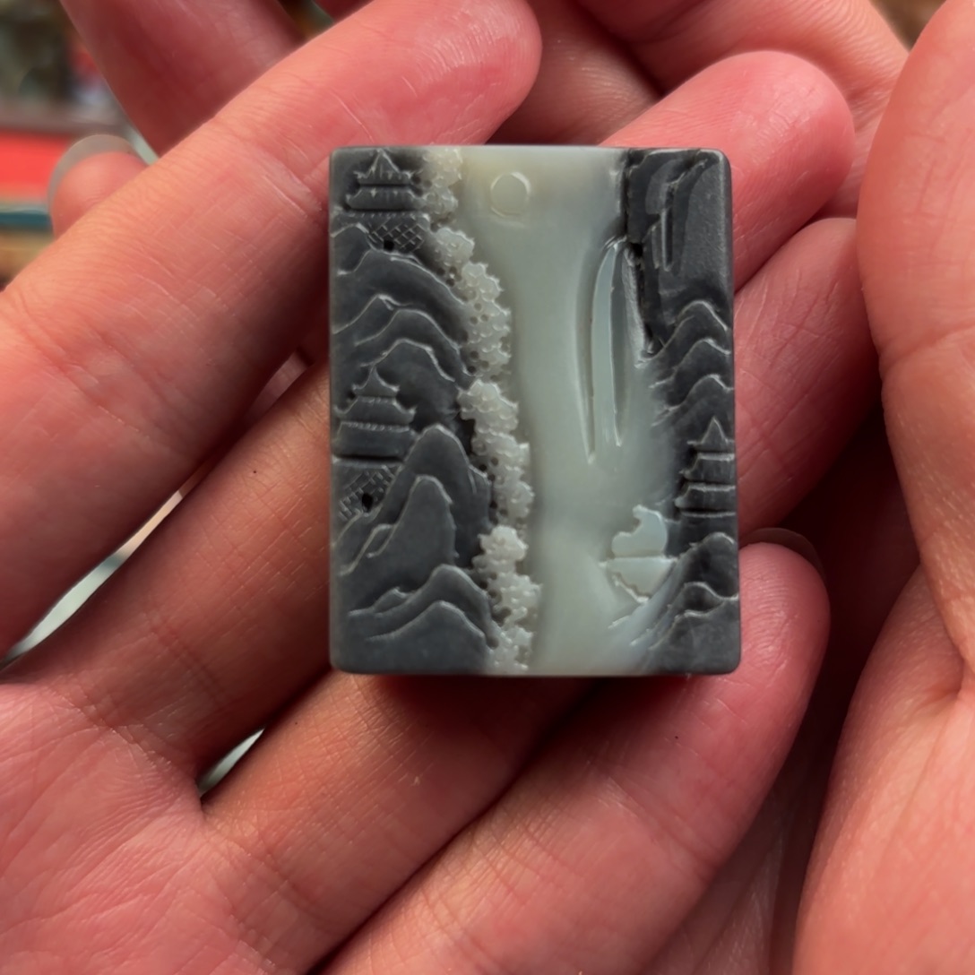 和田玉颈饰未镶嵌伟*吖