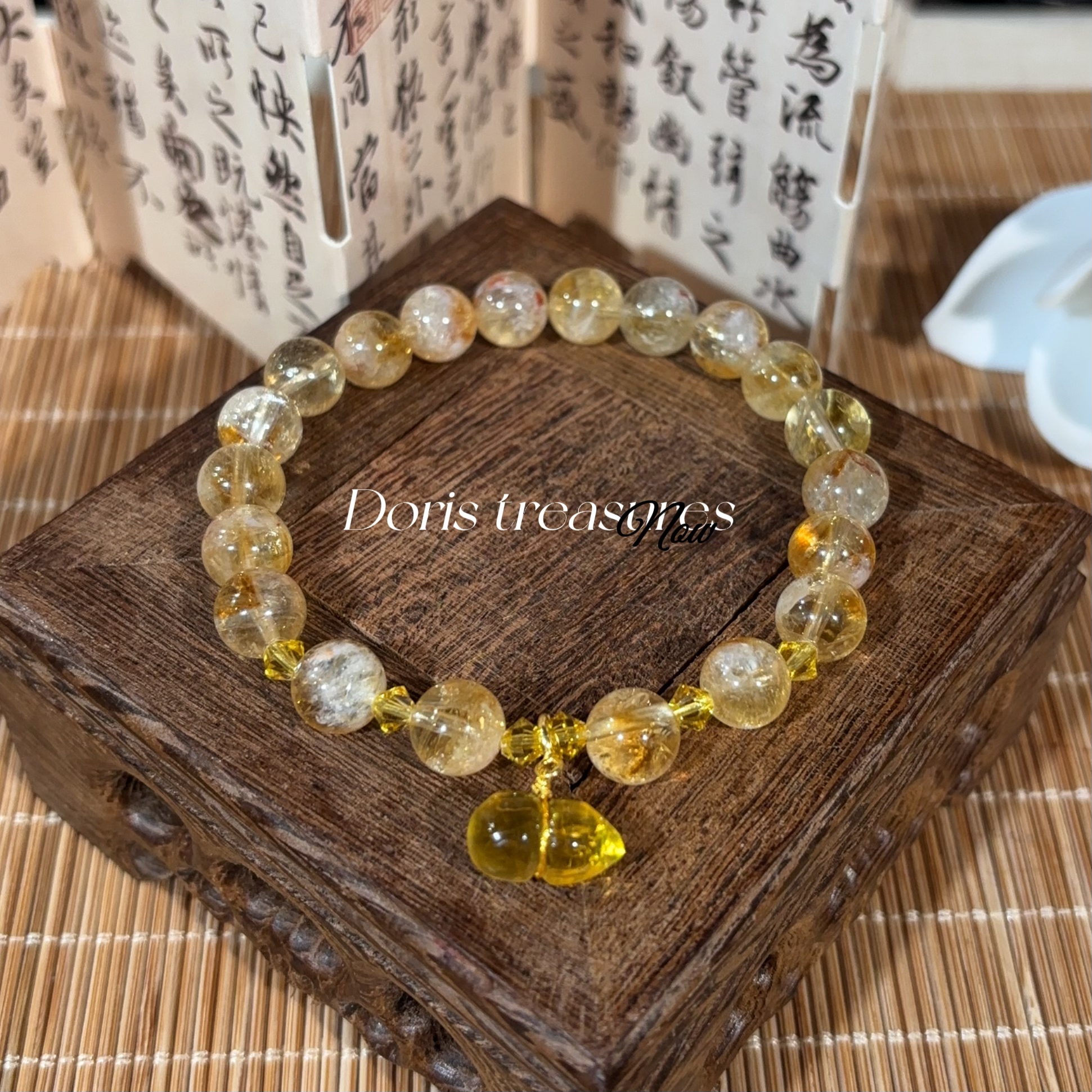 【金角大王】 水晶手串 多样性发一 颜色微差