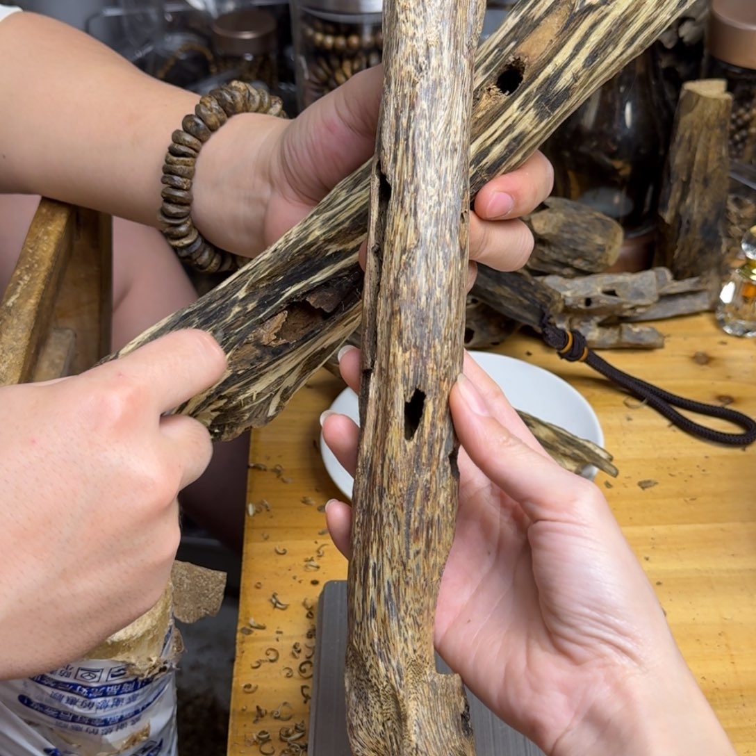 沉香沉香碎屑陆河品种块料102克