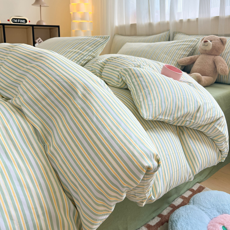 床上四件套2025新款床单被套三件套床品床笠4四件套轻