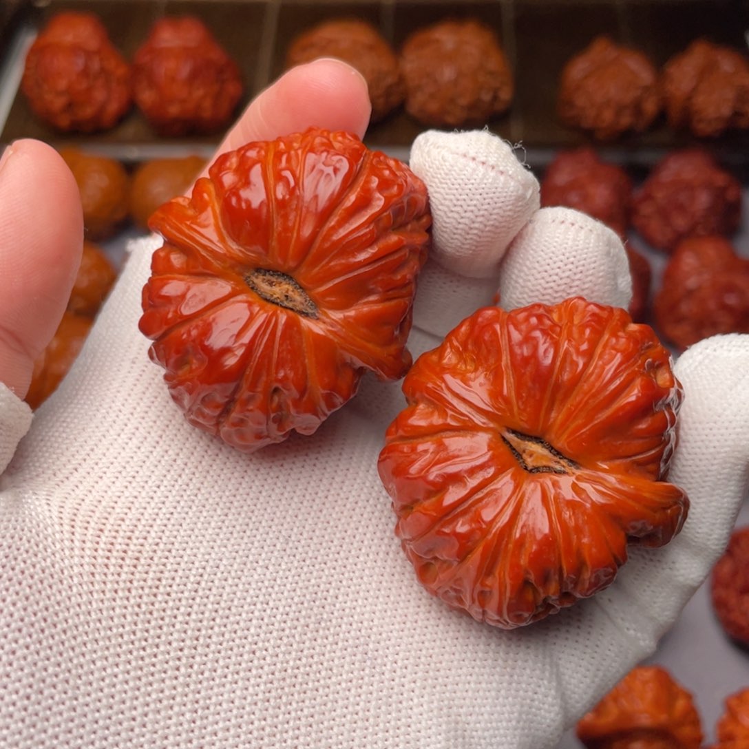 文玩核桃把件5***9南瓜42